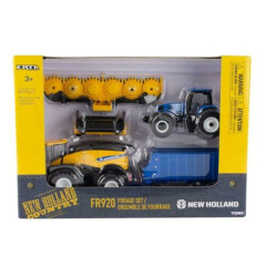 1/64 New Holland 3 Piece Forage Harvester Set Tractor Forage ERTL 13924 ERT13924