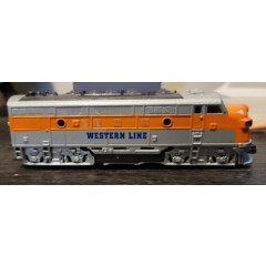 Classic Loco Powerful Pull Back Western Lines Diesel Engine #7043 NEW