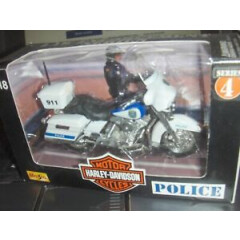 Toy Maisto 1:18 Harley Milwaukee Highway Patrol Police dept Motorcycle series 4 