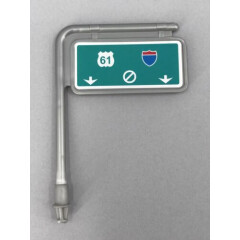 2015 Hot Wheels Ultimate Garage (CMP80) Replacement Part Road Sign