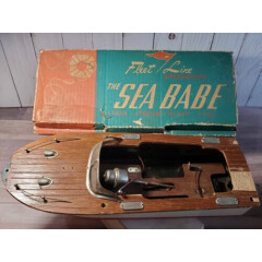 Vintage Fleet Line The Sea Babe Speed Boat Japan Battery Toy w/Box Part Repair