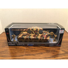 New Ray Battery Op German WWII King Tiger Tank w/Figures Diecast 1:32 #60203