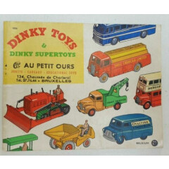 Genuine old catalogue dinky toys france 1956 
