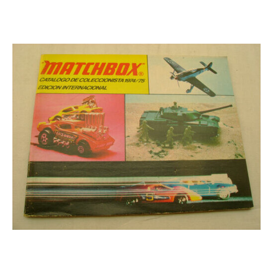 1974/75 MATCHBOX SUPERFAST CATALOGO DE COLECCIONISTA EDICION INTERNACIONAL {5}