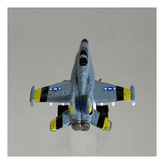 Vintage Micro Machines Gray Blue Jet F18 Hornet NJ Military Airplane Plane 1987 {4}