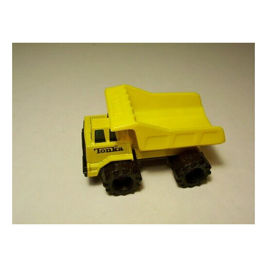 Tonka Dump Truck Yellow Diecast Plastic McDonalds 1992 Loose {2}