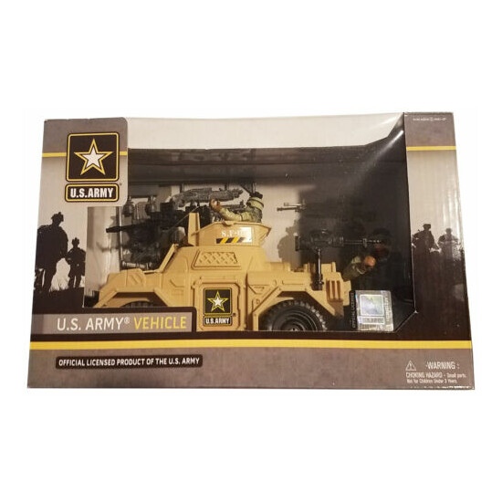 Official U.S. Army Special Forces Patrol Vehicle Playset Jeep With Soldiers {1}