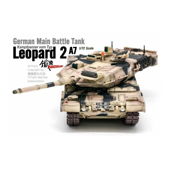 Panzerkampf 1:72 German Kampfpanzer Leopard 2A7 Main Battle Tank, #PZK12174PB {1}