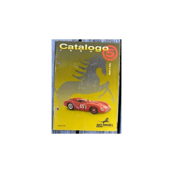 Catalogue art model 1998 ferrari 1/43, exclusively made in Italy, 26 p, 70 gr  {1}