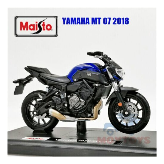Maisto 1:18 Yamaha MT 07 2018 Diecast Motorcycle Ready stock {1}