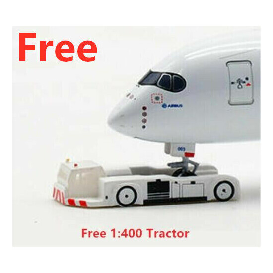 1:400 PandaModel Aeroflot TU-134 CCCP-65044 Diecast AirplaneModel+ Free Tractor  {5}