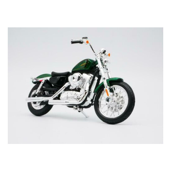 2012 XL 1200V SEVENTY TWO GREEN HARLEY DAVIDSON MOTORCYCLE ADULT COLLECTIBLE  {2}