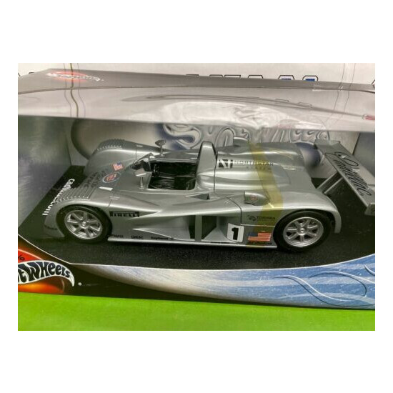 2001 CADILLAC LMP NORTHSTAR SILVER 100% HOT WHEELS LEMANS PROTOTYPE 1:18 scale {3}