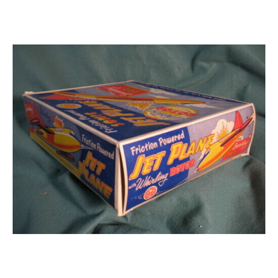 Marx Sonic Jet Plane Friction Toy ORIGINAL BOX ONLY NICE VERY COLORFUL {4}