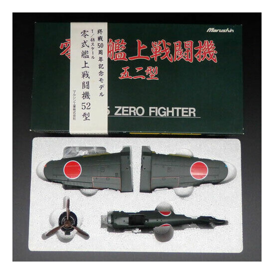 Marushin 1/48 Type 52 Zero Fighter A6M5 50th Anniv. of The End of WW2 Diecast  {1}