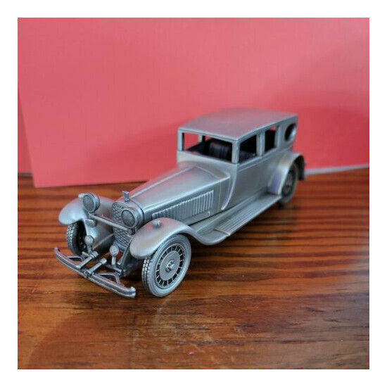 THE DANBURY MINT 1927 BUGATTI ROYALE PEWTER CAR Rare Find About 1/43 Scale {1}
