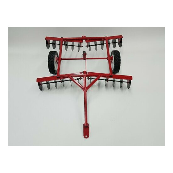 Pedal Tractor Disc attachment made form steel red {2}
