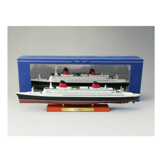 ATLAS 1/1250 Scale France Steamboat Alloy Cruise Ship Model Boats Vehicles Gift {7}