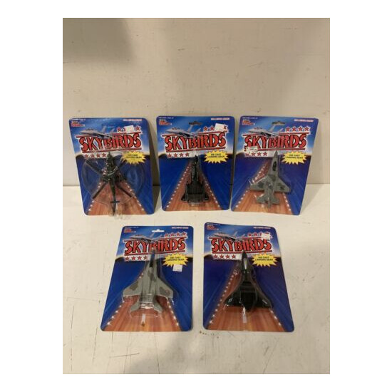 Lot of 5 W/ Stealth F-19A Recon / Fighter Jet Racing Champions Skybirds {1}