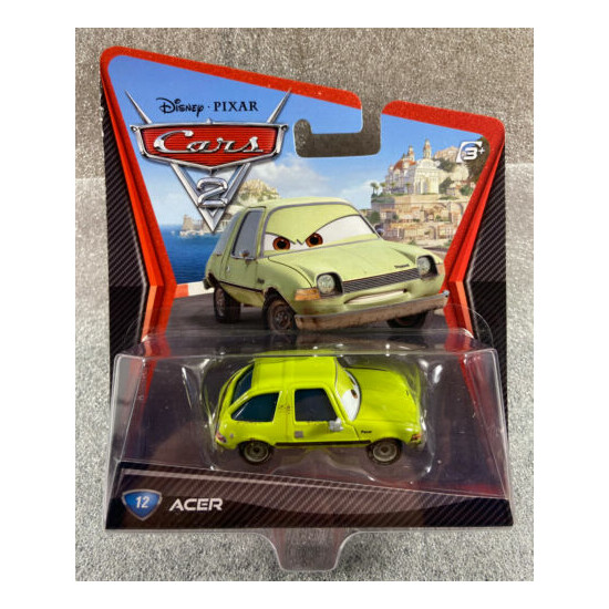 Disney Pixar Cars 2 Acer #12 - Rare - VHTF - 1:55 Die-Cast {1}