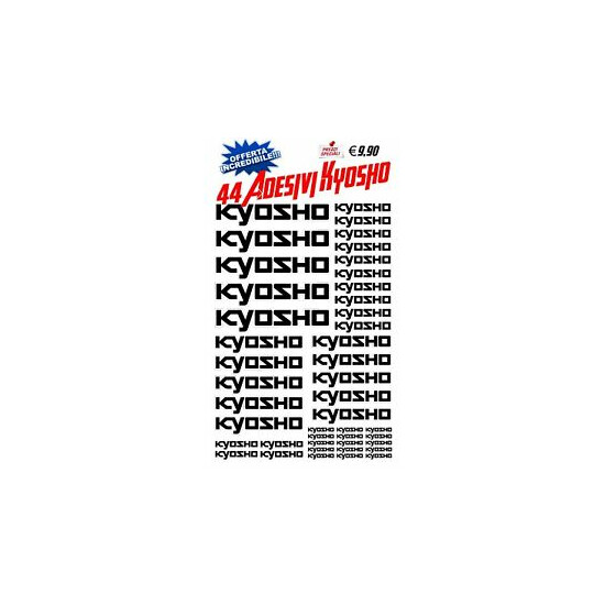 44 Stickers Decal Stickers Model Buggy Off Road Kyosho  {1}