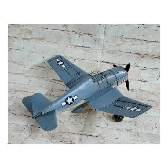 Old Modern Handcrafted 1943 AJ003 Grey Mustang P51 1:40 Scale Airplane Model {6}