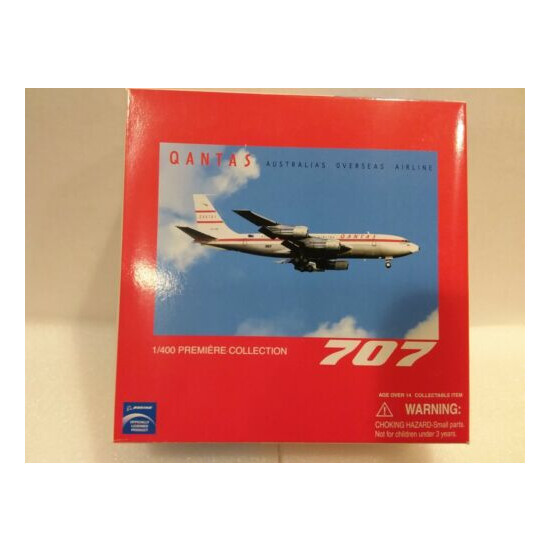 Qantas Boeing 707-138B VH-XBA Delivery Colors 1/400 Scale by Dragon Wings  {1}