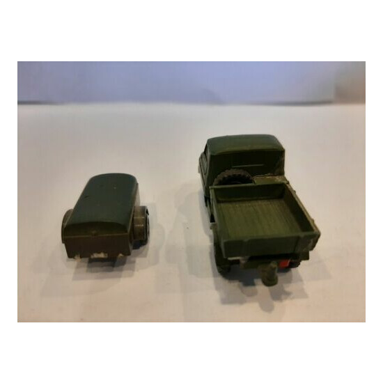 WIKING Painted Mercedes Benz Unimog Flatbed Truck with Trailer - HO Scale  {4}