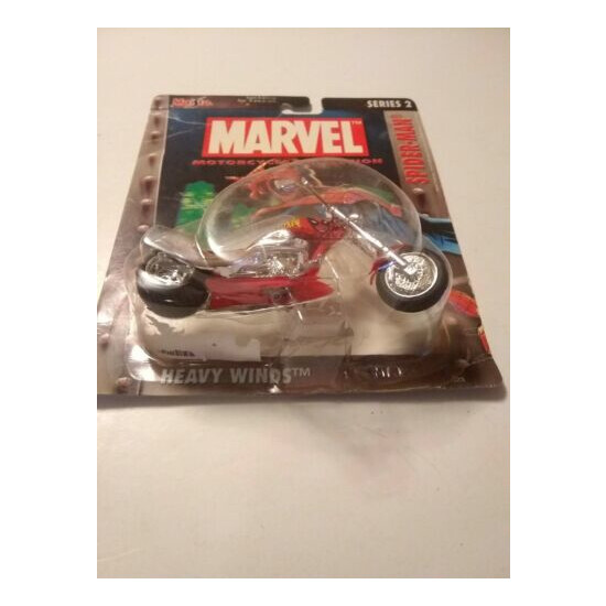Maisto Ultimate Marvel Motorcycle Collection Spiderman Heavy Winds {4}