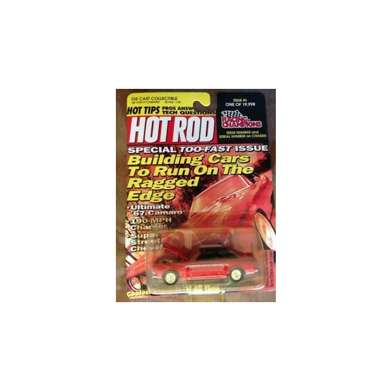 Racing Champions 1:64 Diecast '68 Chevy Camaro Hot Rod Magazine 1998 ISSUE #5 {1}