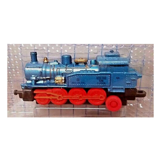VINTAGE Die-Cast Locomotive Micro Power - Diecast Soma BLUE Train Set 1989 - NEW {4}