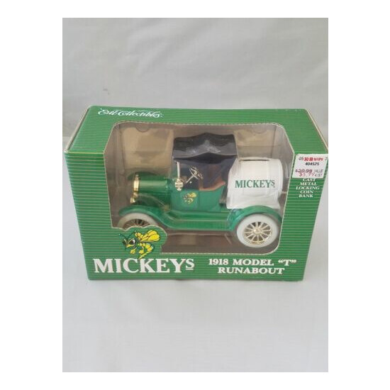 Mickey's 1918 Model "T" Runabout Coin bank Gem Mint Condition {1}