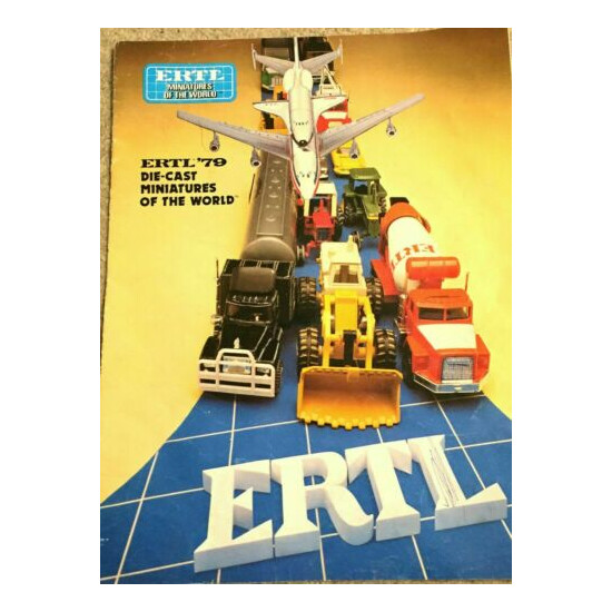 ERTL'79 1979 * DIE CAST MINIATURES CAR OF THE WORLD CATALOG {1}