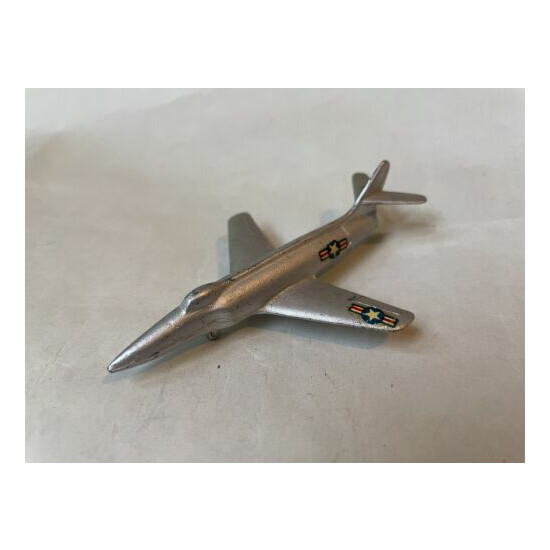 VINTAGE MERCURY DIECAST AIRCRAFT USAF F90 JET PENETRATION FIGHTER IN SILVER VGC {1}