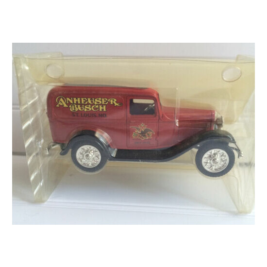 Ertl '32 Ford Panel "Anheuser Busch" Delivery Bank Die-Cast Metal Collectible {4}
