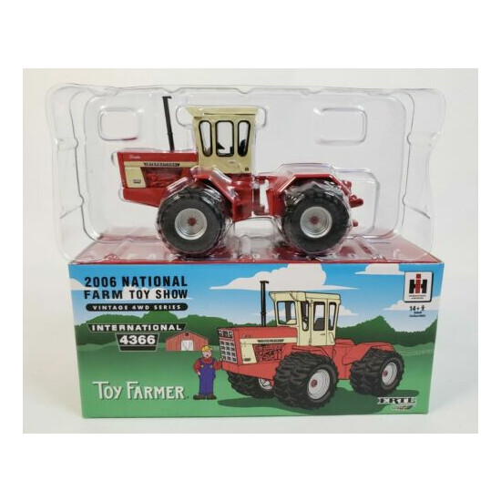 International 4366 4wd Tractor 2006 National Farm Toy Show By Ertl 1/64 Scale  {1}