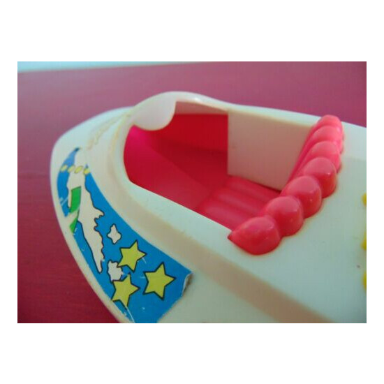 Tonka Hollywoods Plastic Pink and White Toy Boat  {7}