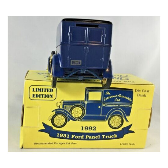 1931 Ford Panel Truck Limited Edition Bank First Anniversary 1992 New  {4}