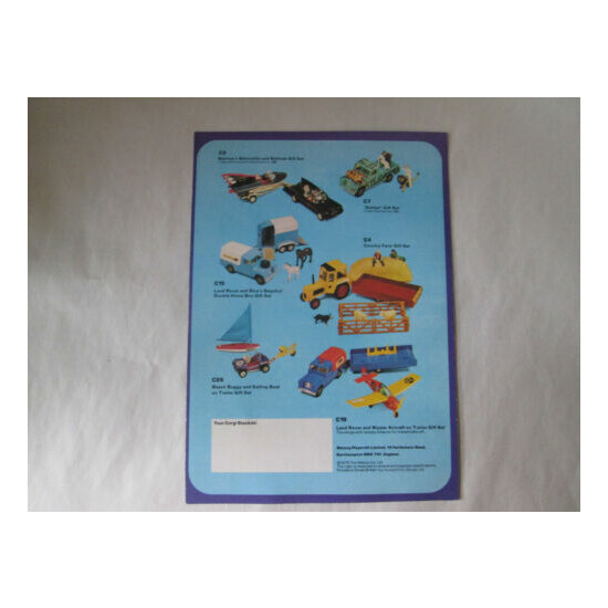 1975 Corgi Mettoy Playcraft 8 Page Catalog Advertisement Brochure / Gt Britain {2}