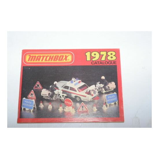 Vintage 1978 Matchbox Collector's Catalog  {1}