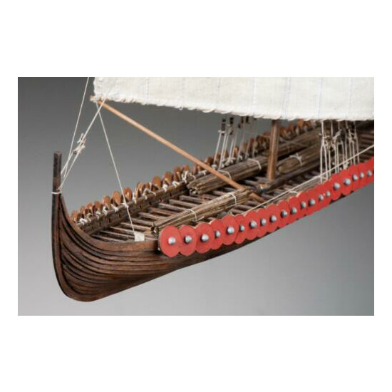Dusek D014 - Viking Longship - Wooden Modelship Kit,Scale 1:72 {4}