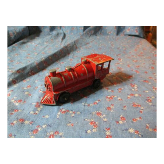Older Tootsietoy Railroad Train Engine Red 325 3 7/8" Long (Includes Coupling) {1}