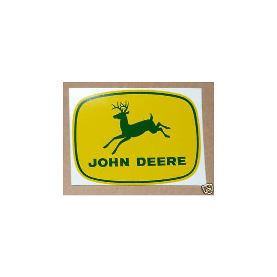 JOHN DEERE 4-leg, Green Deer DECAL, 4 inch, Tractor Computer Cut Free Ship J1979 {1}