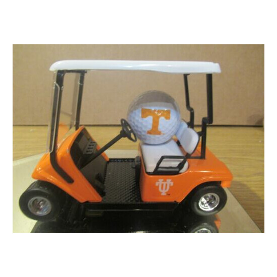 TENNESSEE VOLUNTEERS DIE CAST 1:16 SCALE GOLF CART BANK WITH TENN VOLS GOLF BALL {1}