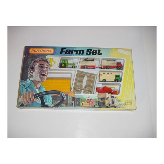1/64 Vintage G-6 Matchbox Farm Set W/Original Packaging! Never Played With! {3}