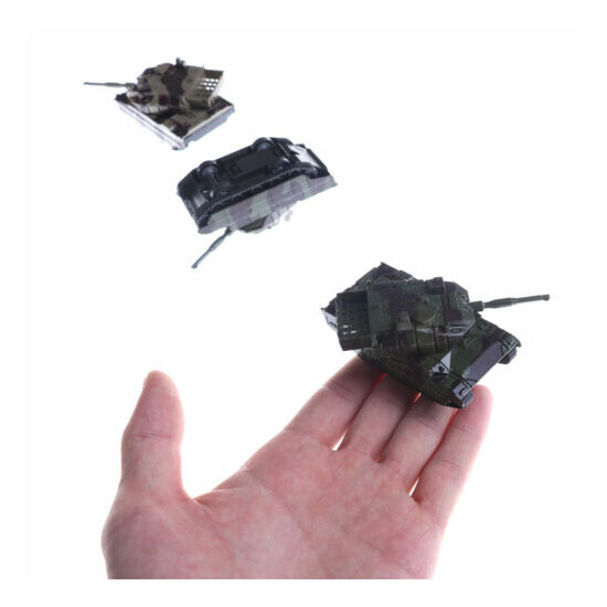 Green Tank Cannon Military Model Miniature 3D Kids Educational Toy GifA P5 {10}