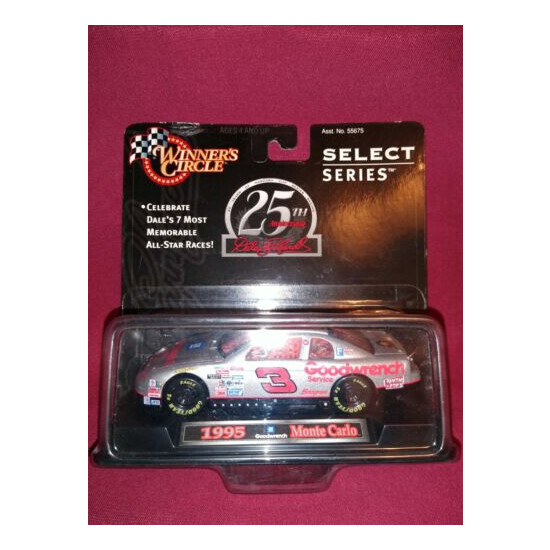 VINTAGE 1995 NASCAR DALE EARNHARDT SR #3 25TH ANNIVERSARY SILVER SELECT CAR {1}