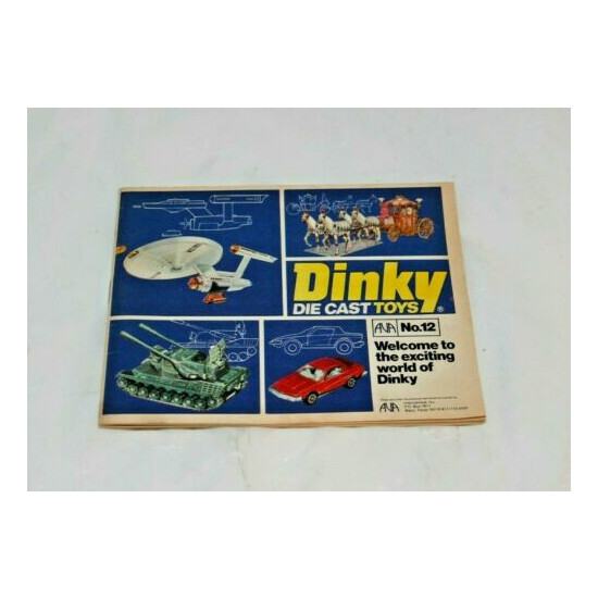 1976 Dinky Die Cast Toys Catalog ANA 12 Free Shipping {1}