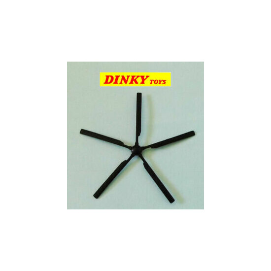 Dinky Sea King helicopter black repro main top rotor {1}