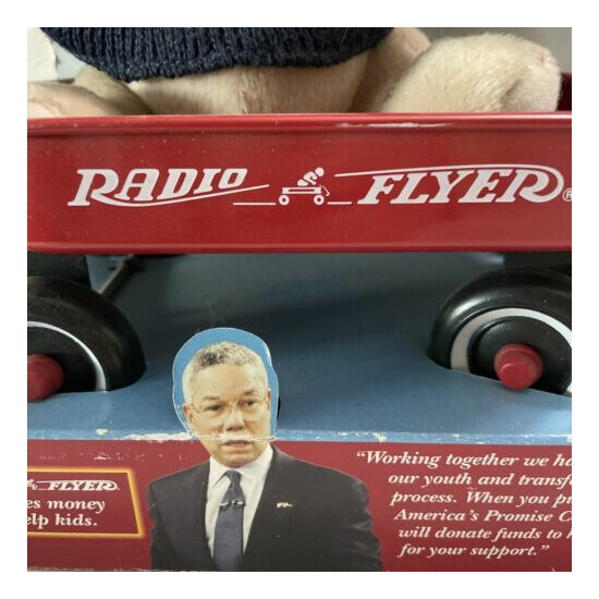 Radio Flyer ~ Colin Powell Bear ~ America's Promise Collection ~ Model #AP901  {9}